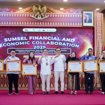 OJK Sumsel Dorong Kolaborasi Keuangan Inklusif dan Wirausaha Muda Lewat Sumsel Financial and Economic Collaboration 2025 OJK Provinsi Sumatera Selatan bersama Pemerintah Provinsi Sumatera Selatan dan para pemangku kepentingan saat pelaksanaan Sumsel Financial and Economic Collaboration 2025