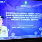 Pimpin Rakor DTSEN, Ratu Dewa Dorong Pendataan Sosial Ekonomi Tepat Sasaran Gubernur Sumatera Selatan Herman Deru menerima audiensi Ketua DPD PDIP Sumsel Devi Suhartoni beserta jajaran pengurus di Ruang Rapat Taman Kenten, Selasa (20/1/2026) malam.