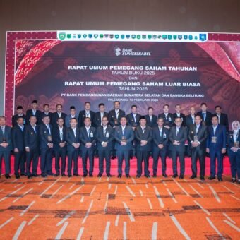 Bank Sumsel Babel Tetapkan Pembagian Dividen Rp302,9 Miliar dalam RUPS Tahunan Tahun Buku 2025
