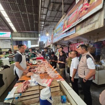 Jelang Idulftri Satgas Pangan Pastikan Stok dan Harga Bapokting di Palembang Terkendali