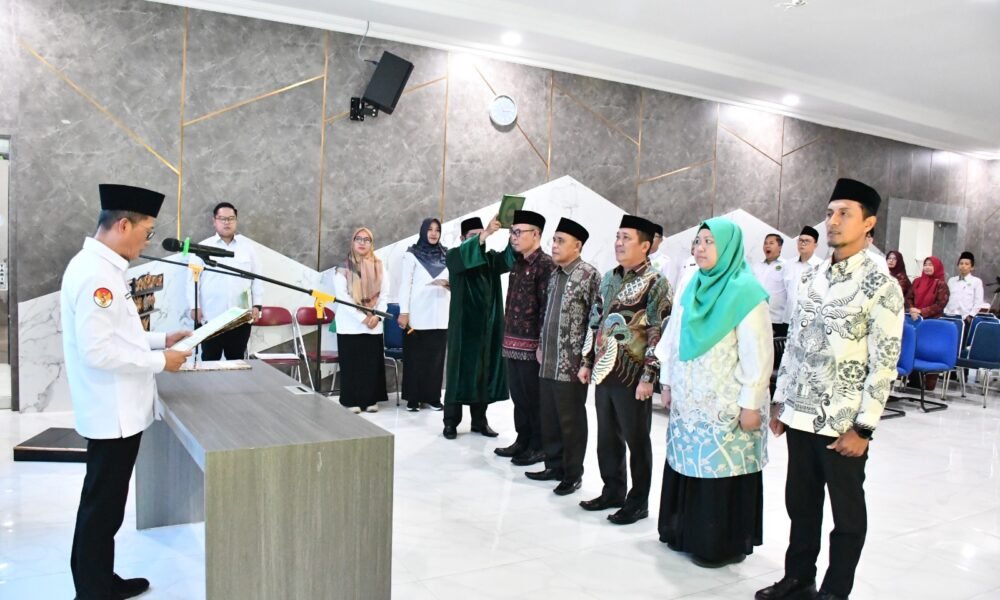 28 Pejabat Dilantik di Bulan Ramadan, Kakanwil Kemenag Sumsel: Jaga Integritas dan Tetap Semangat Melayani