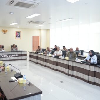 Rakernis Gabungan Empat Divisi Strategis, Kapolda Sumsel Instruksikan Penguatan Sinergi Daerah