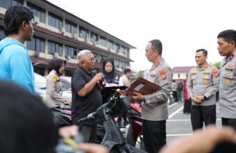 497 Kendaraan Barang Bukti Kasus 3C Dikembalikan Langsung Kapolda Sumsel, Korban Bersyukur