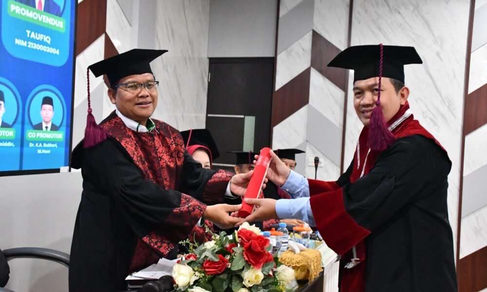 Adat Perkawinan Masyarakat Melayu Musi Antar Taufiq Raih Gelar Doktor ke-299 UIN Raden Fatah Palembang