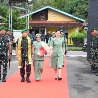 Kunjungan Perdana ke Lubuklinggau, Danrem 044/Gapo Bangun Semangat dan Kedekatan dengan Prajurit