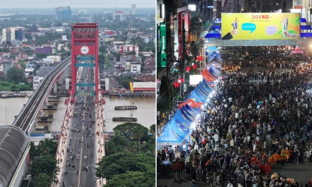 Warga Padati Jalanan, Uji Coba CFD dan CFN di Palembang Sukses, UMKM Menggeliat Warga Padati Jalanan, Uji Coba CFD dan CFN di Palembang Sukses, UMKM Menggeliat
