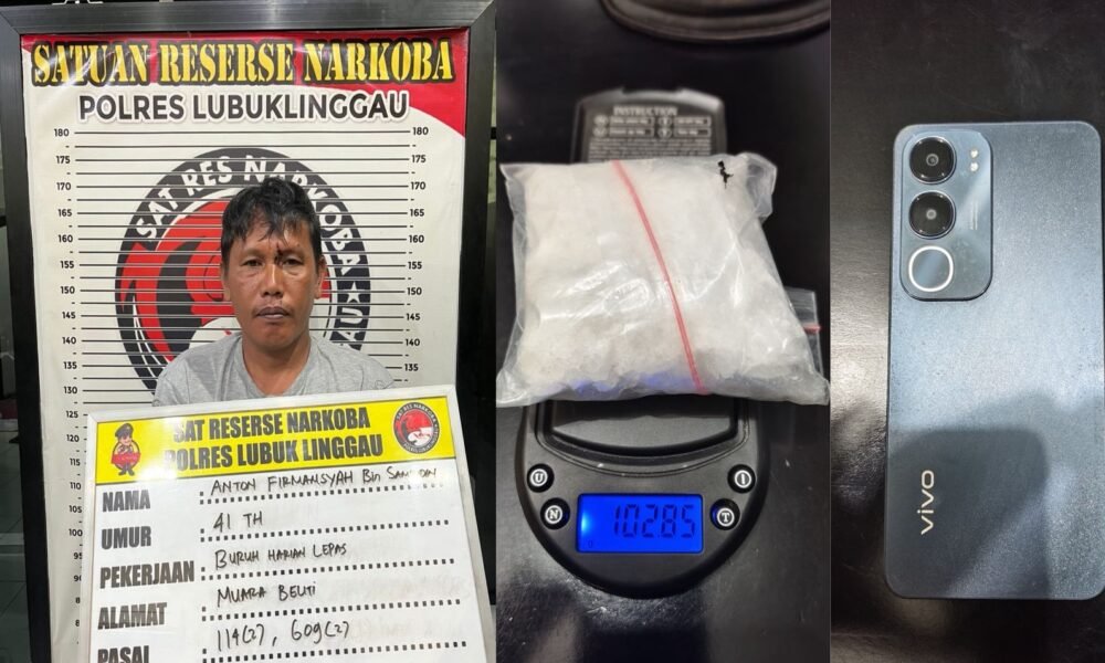 Residivis Narkoba Ditangkap di Lubuklinggau, Ratusan Gram Sabu Gagal Beredar Residivis Narkoba Ditangkap di Lubuklinggau, Ratusan Gram Sabu Gagal Beredar