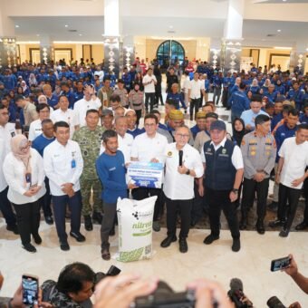Perkuat Ketahanan Pangan Nasional, Wakapolda Sumsel Hadiri Rembuk Tani Bersama Menko Pangan di PT Pusri