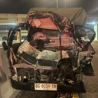 Kecelakaan Maut di Tol Indralaya–Palembang 3 Tewas, Polisi Kejar Kendaraan Misterius yang Kabur