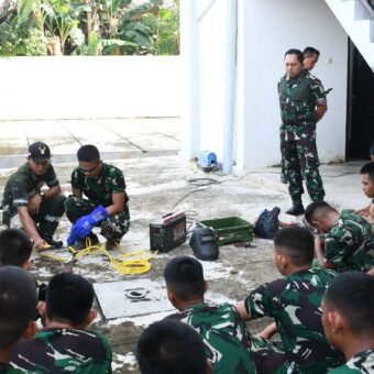 Pembekalan Welding, Korem 044/Gapo Tingkatkan Kapabilitas Prajurit Yon TP 950