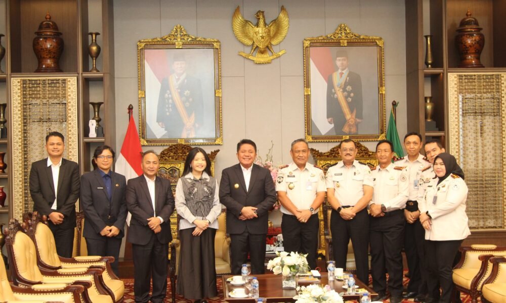 Perkuat Sinergi Pemasyarakatan, Karutan Palembang Dampingi Kakanwil Ditjenpas Sumsel Audiensi dengan Gubernur