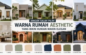 Jangan Salah Pilih! Ini Warna Rumah Aesthetic yang Bikin Hunian Makin Elegan Rekomendasi warna rumah aesthetic yang membuat hunian terlihat lebih elegan, modern, nyaman, dan tetap timeless di berbagai konsep desain rumah. (Foto: ilustrasi/ai)