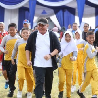 Herman Deru Launching Logo, Maskot Si Bara, dan Theme Song FORPROV II KORMI Sumsel 2026