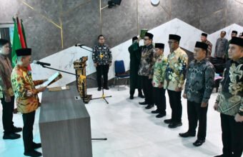 Kakanwil Kemenag Sumsel Lantik Kabid Penmad dan Sejumlah Kepala KUA, Tekankan Inovasi serta Integritas