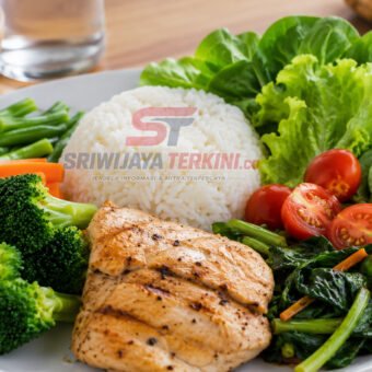 Makan siang dengan sayur-sayuran. (Foto: dok/previews.sriwijayaterkini.id)