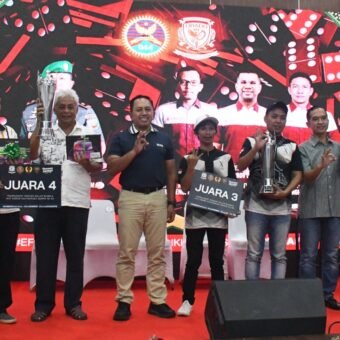 Semarak HUT ke-45 Korem 044/Gapo, Tournament Domino Satukan TNI dan Masyarakat
