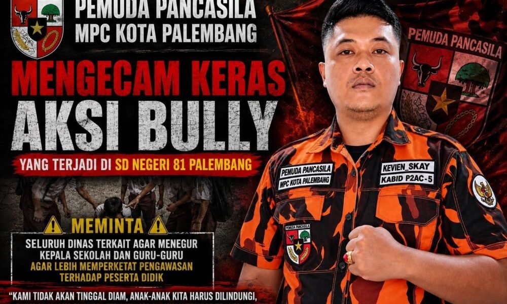 Dugaan Bullying di SDN 81 Palembang, Ormas Ini Desak Sekolah Bertindak Tegas