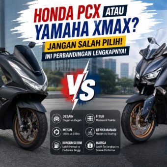 Honda PCX atau Yamaha XMAX? Jangan Salah Pilih, Ini Perbandingan Lengkapnya!