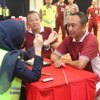 Jaga Stamina dan Profesionalisme, Kapolda Sumsel Pimpin Pemeriksaan Kesehatan Berkala Pejabat Utama