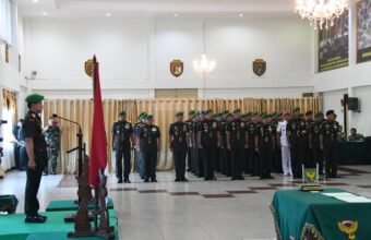 Danrem 044/Gapo dan Ketua Persit Hadiri Sertijab di Makodam II/Sriwijaya
