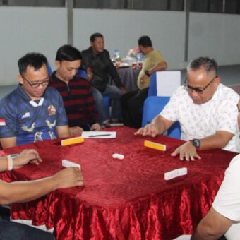 Semarak HUT ke-81 RI, Pegawai Rutan Palembang Ikuti Lomba Catur dan Gaple Antarpegawai