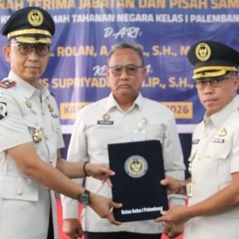 Rolan Pamit, Aris Supriyadi Resmi Nahkodai Rutan Kelas I Palembang