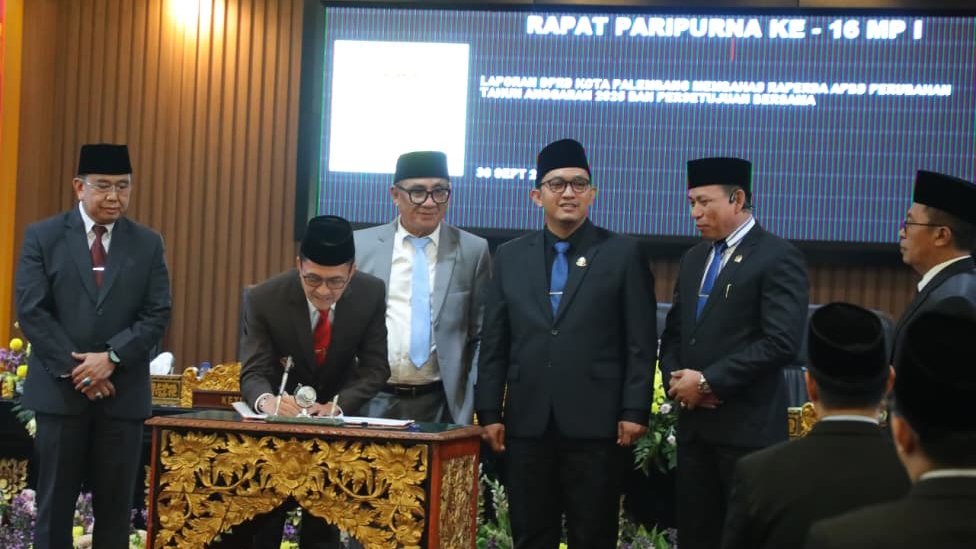 Rapat Paripurna DPRD dan Pemkot Palembang Sepakati Perubahan APBD 2026
