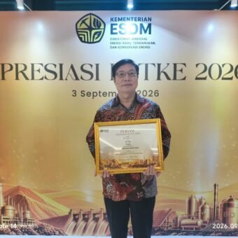 Kementerian ESDM Apresiasi PT HBAP, Anak Usaha PTBA Raih Juara 3 Kategori EBTKE 2026