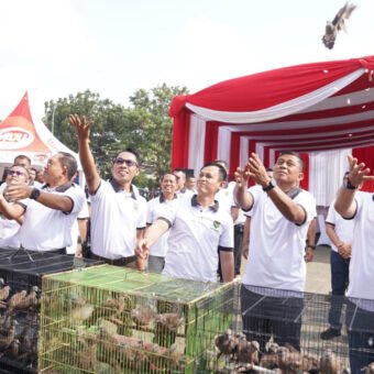 Lomba Kicau Mania Piala Pangdam II/Swj Cup III Meriahkan HUT TNI Ke-81